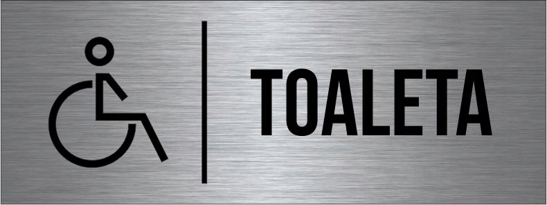 

Tabliczka Toaleta Wc Dla Niepełnosprawnych