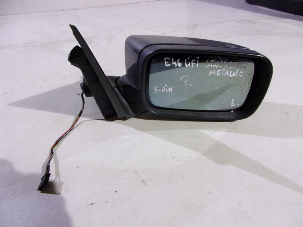 BMW E46 sedan mirror right Stahlgrau 5 PIN