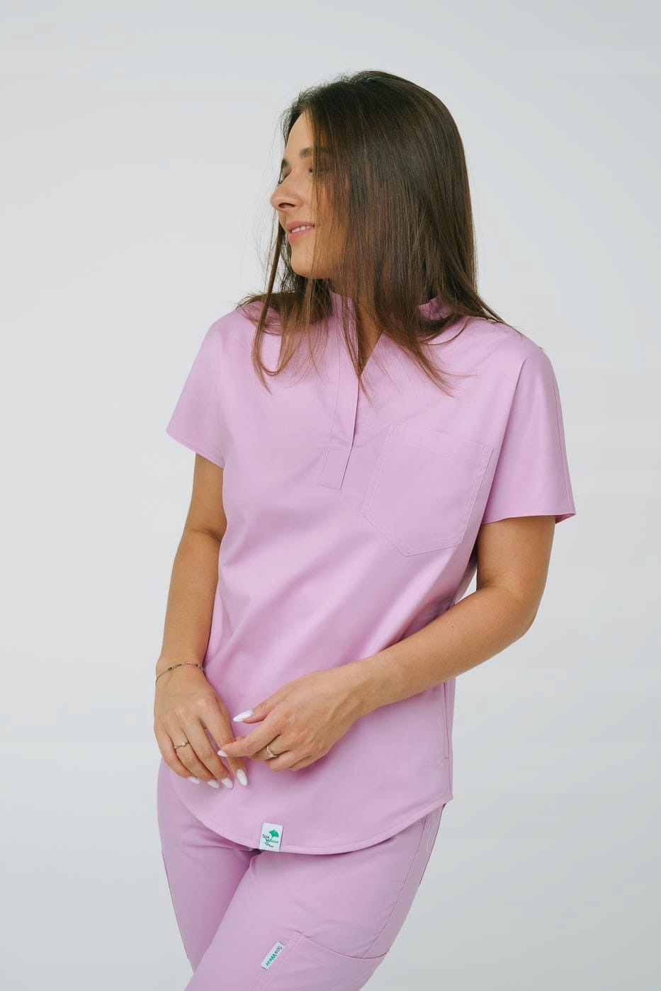 Bluza medyczna damska SpaWear Sonia Brudny Róż XL