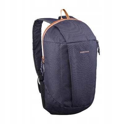 Quechua Plecak turystyczny granatowy z brązowym zamkiem Arpenaz NH50 10 l