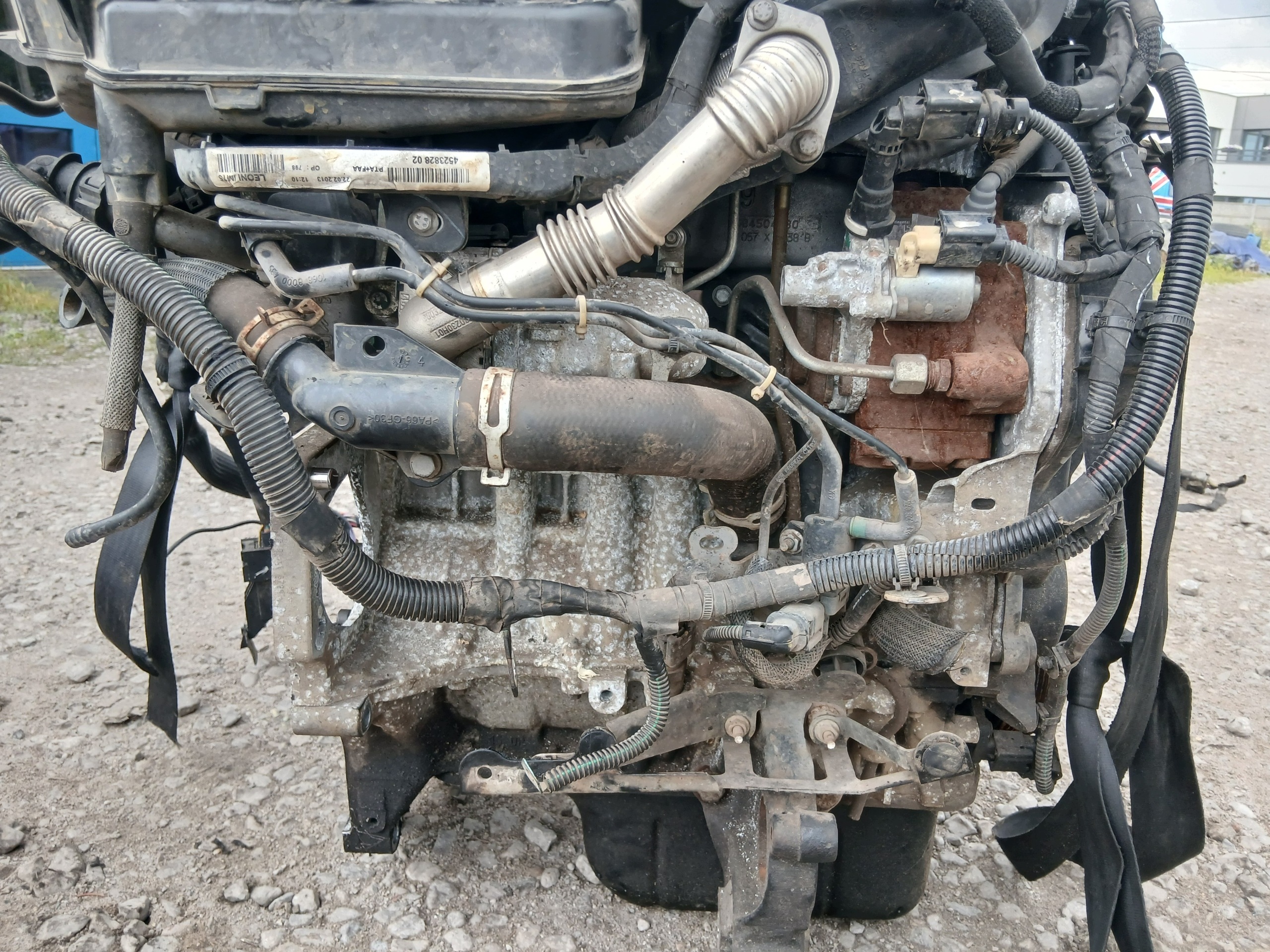 CITROEN C4 PEUGEOT 508 1.6 E-HDI 2013 engine complete KPL 9H05 181 TYS KM