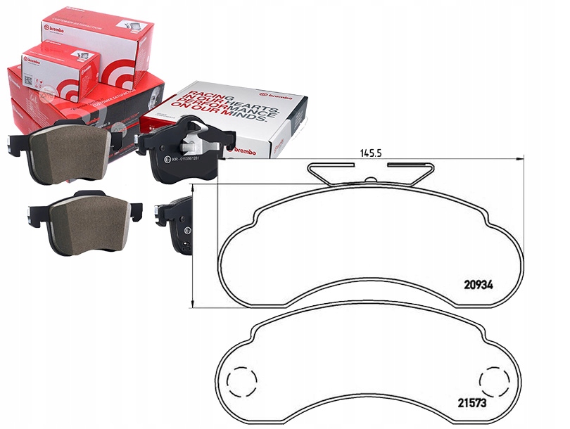 KLOCKI HAMULCOWE MERCEDES MB100 91-96 BREMBO
