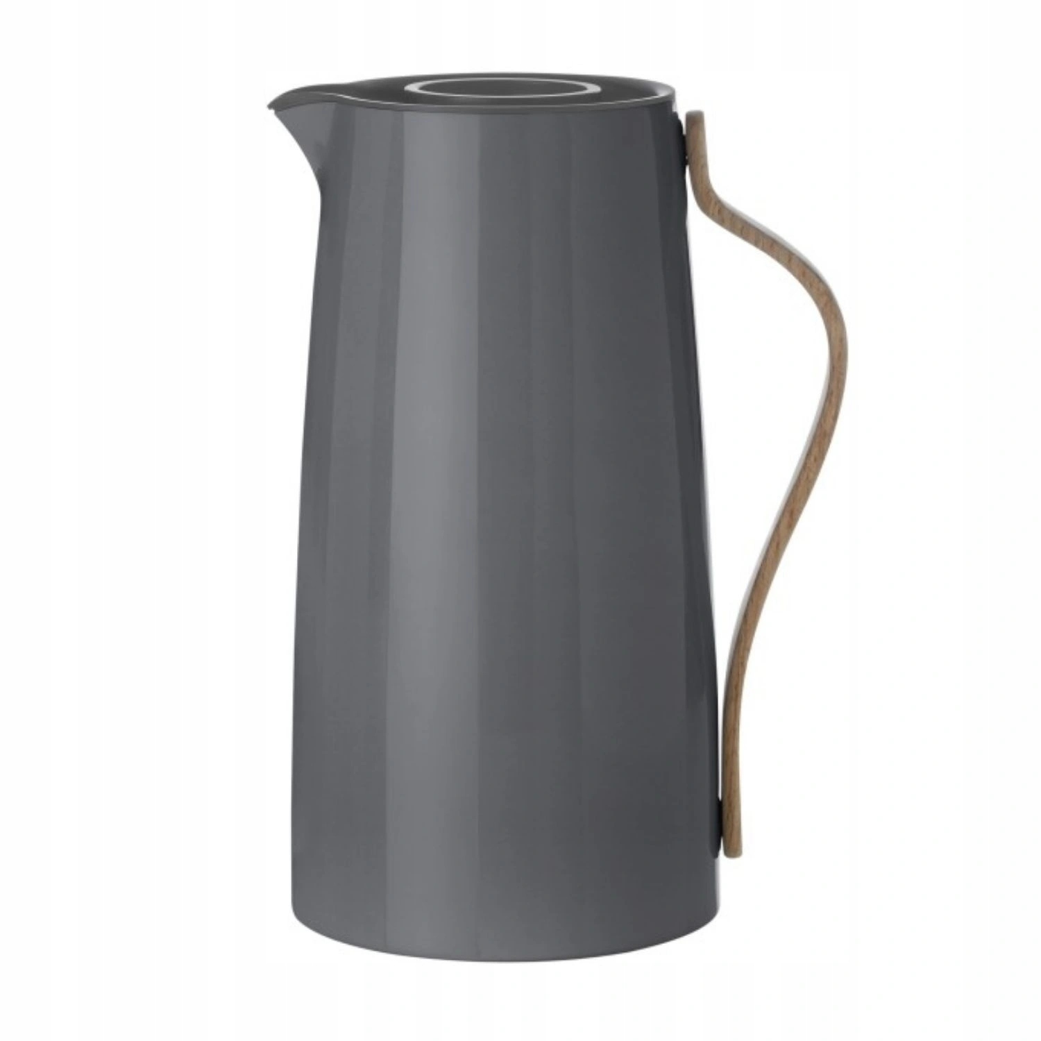 Kanvica na čaj Stelton Emma 1,2 L vákuový lúhovač s filtrom, sivý