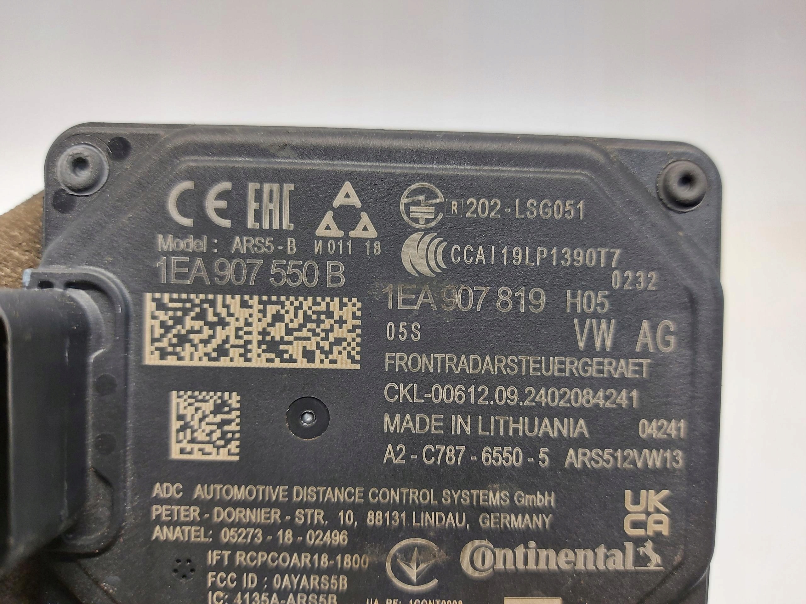 VW ID4 11A , 2024r SUV 5D RADAR DISTRONIC držák předek 1EA907819