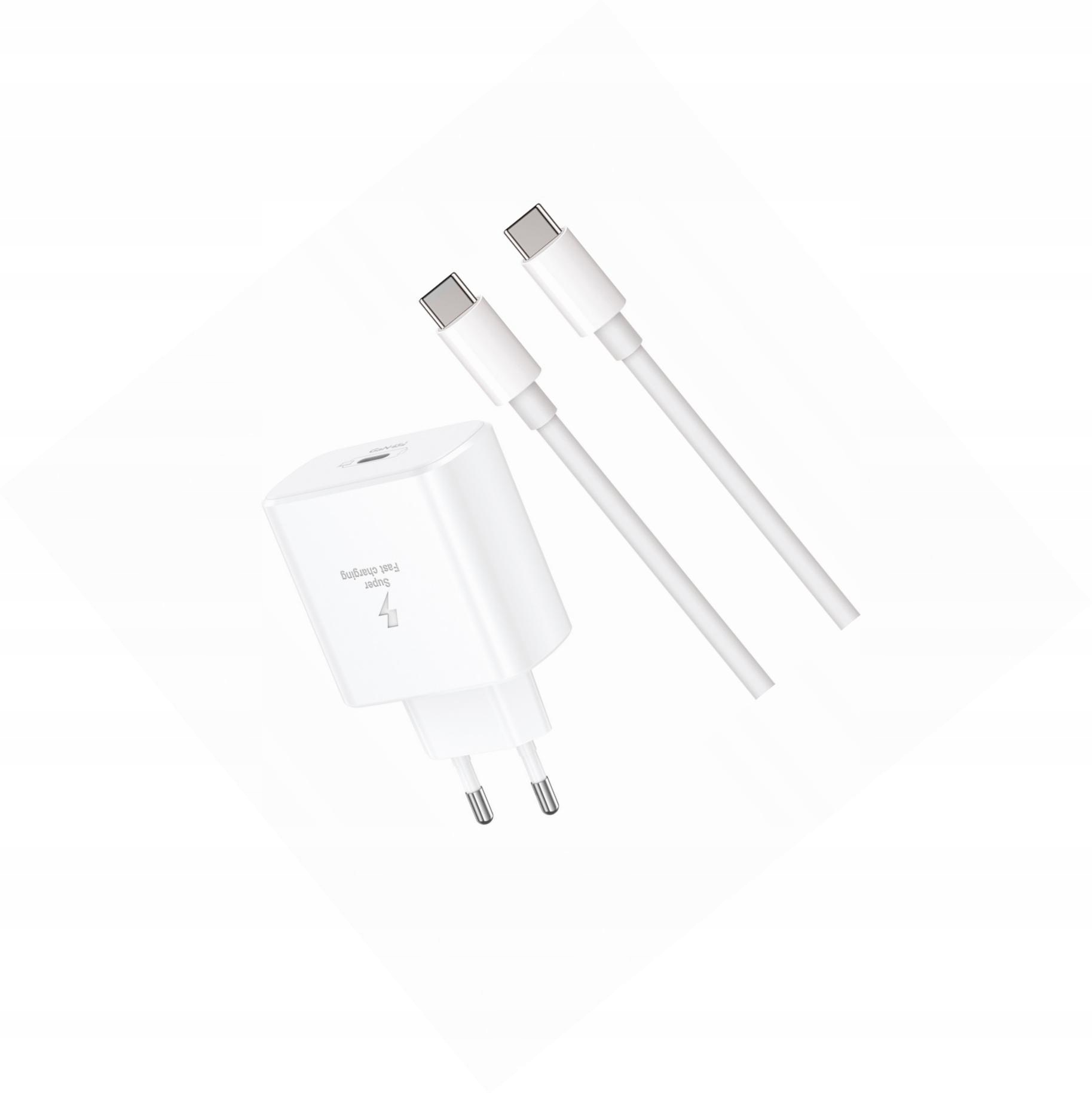 Szybka ładowarka 45W GaN z kablem Usb-c do Samsung Galaxy S20