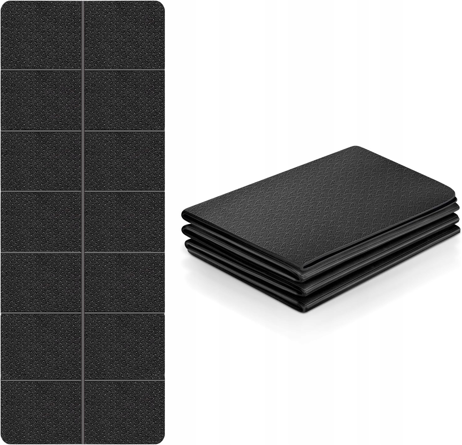 Składana Mata Do Jogi Podróżna Dla Kobiet Przenośna Sport Fitness Trening