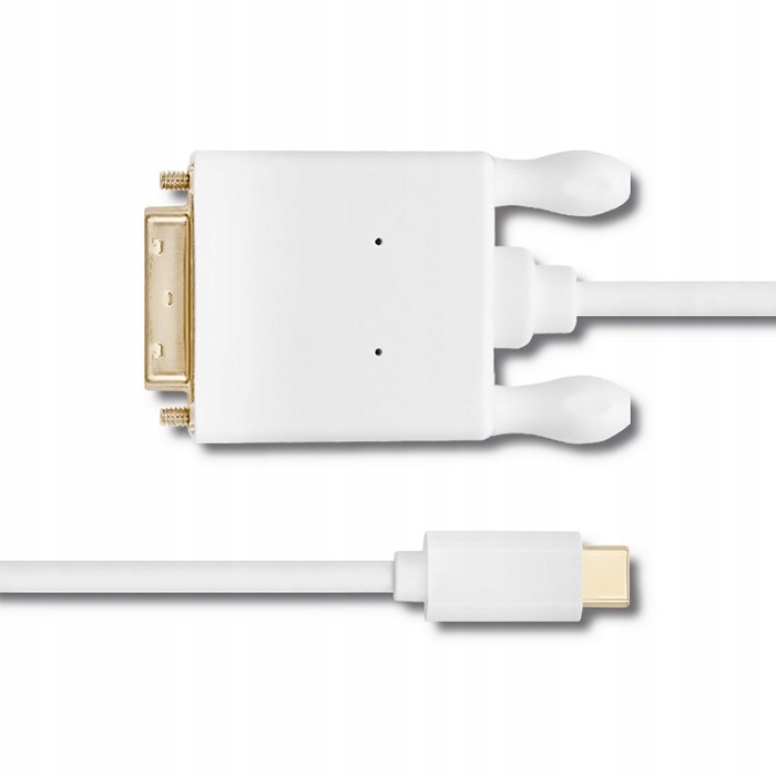 

2m Kabel Usb Adapter Usb-c typ C / DVI 4K Qoltec