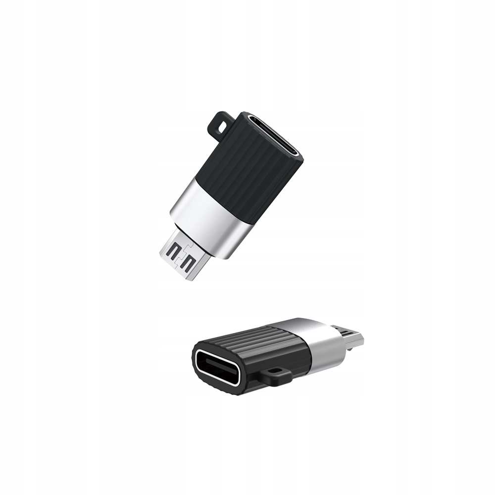 XO adapter przejściówka NB149-C USB-C - microUSB czarny