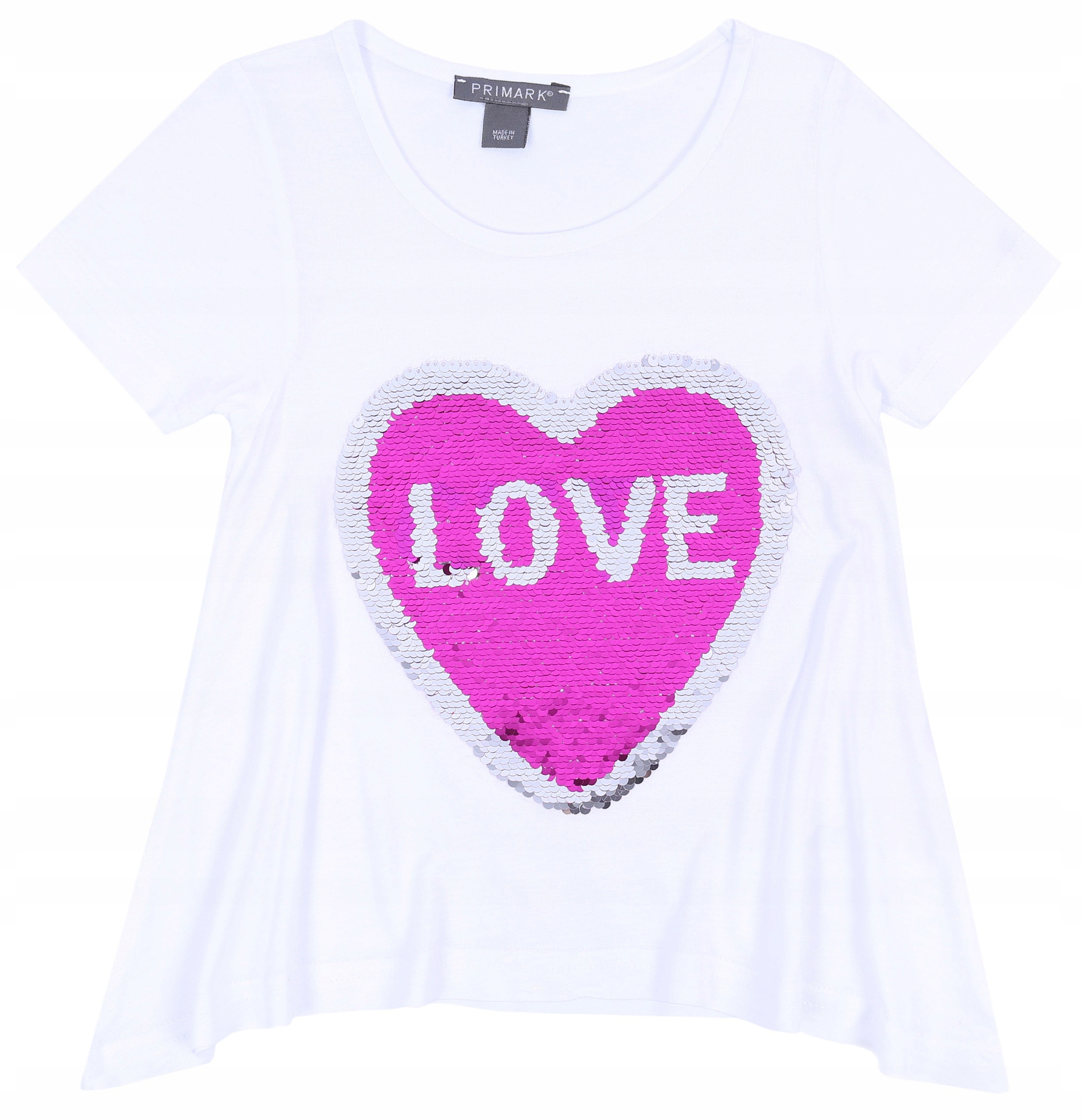 

Biała bluzeczka Love, Cute Primark 3-4 lat 104 cm