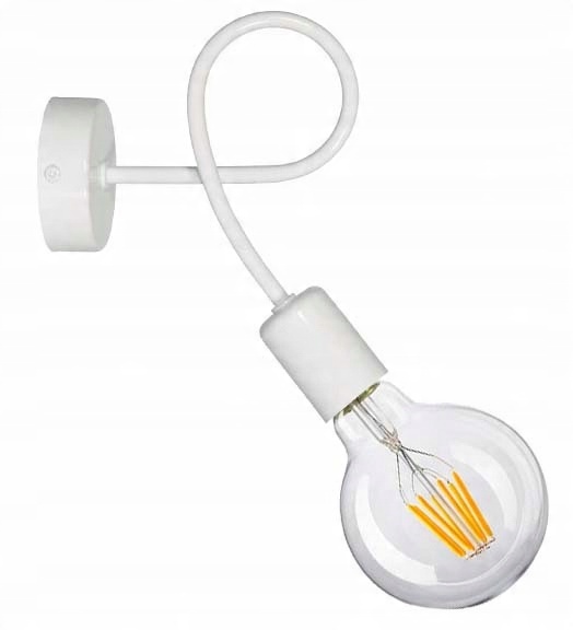 

Kinkiet kręcony Lampa żyrandol loft Edison 1x E27