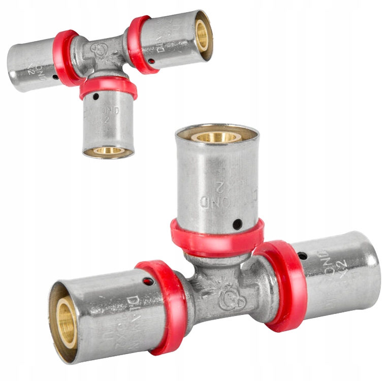 TRÓJNIK PEX ALUPEX ZAPRASOWYWANY 25x20x16 ZPR DIAMOND MOSIĄDZ MOSIĘŻNY