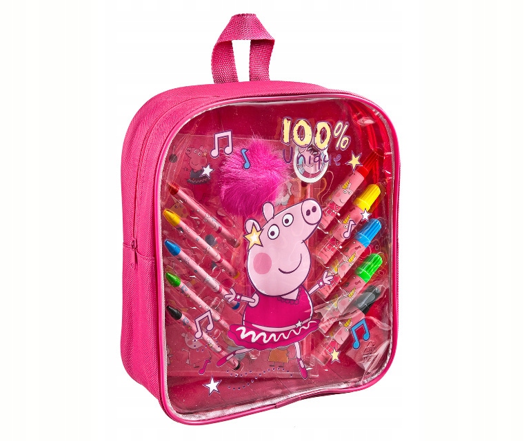 Zestaw do kolorowania ŚWINKA PEPPA w plecaku