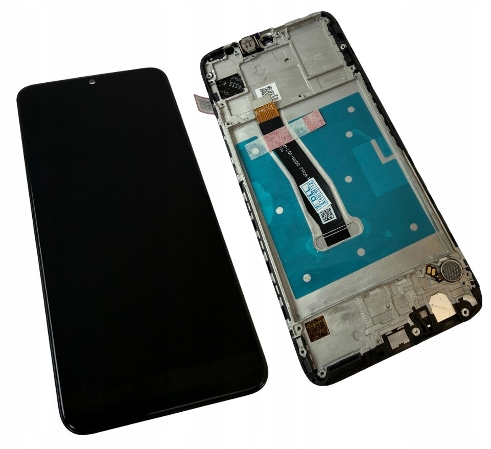 Hq LCD displej s rámečkem pro Huawei P Smart (2019/2020), černý