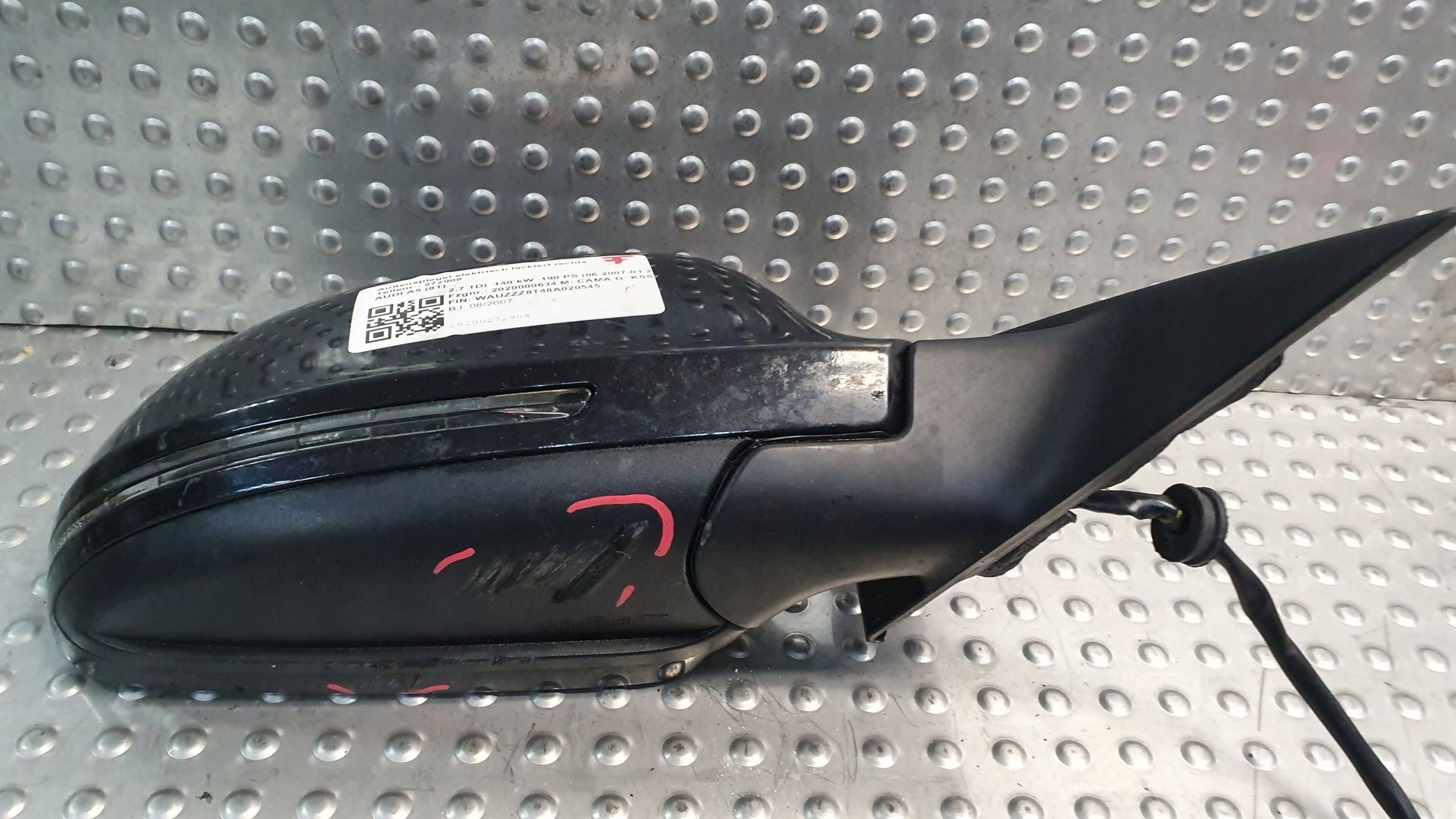 mirror right AUDI A5 8T 6 PIN 07