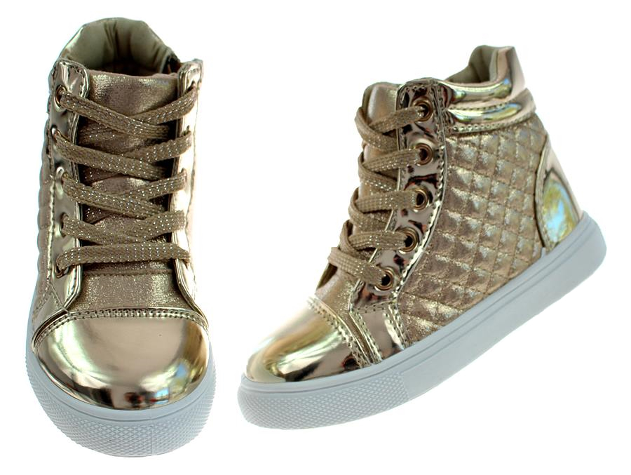 Botki na suwak dziecięce sortowe buty wysokie 5869 roz. 35