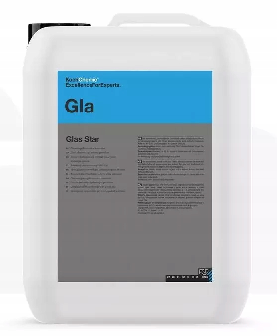 Koncentrat plynu do mycia szyb klasy premium Glas