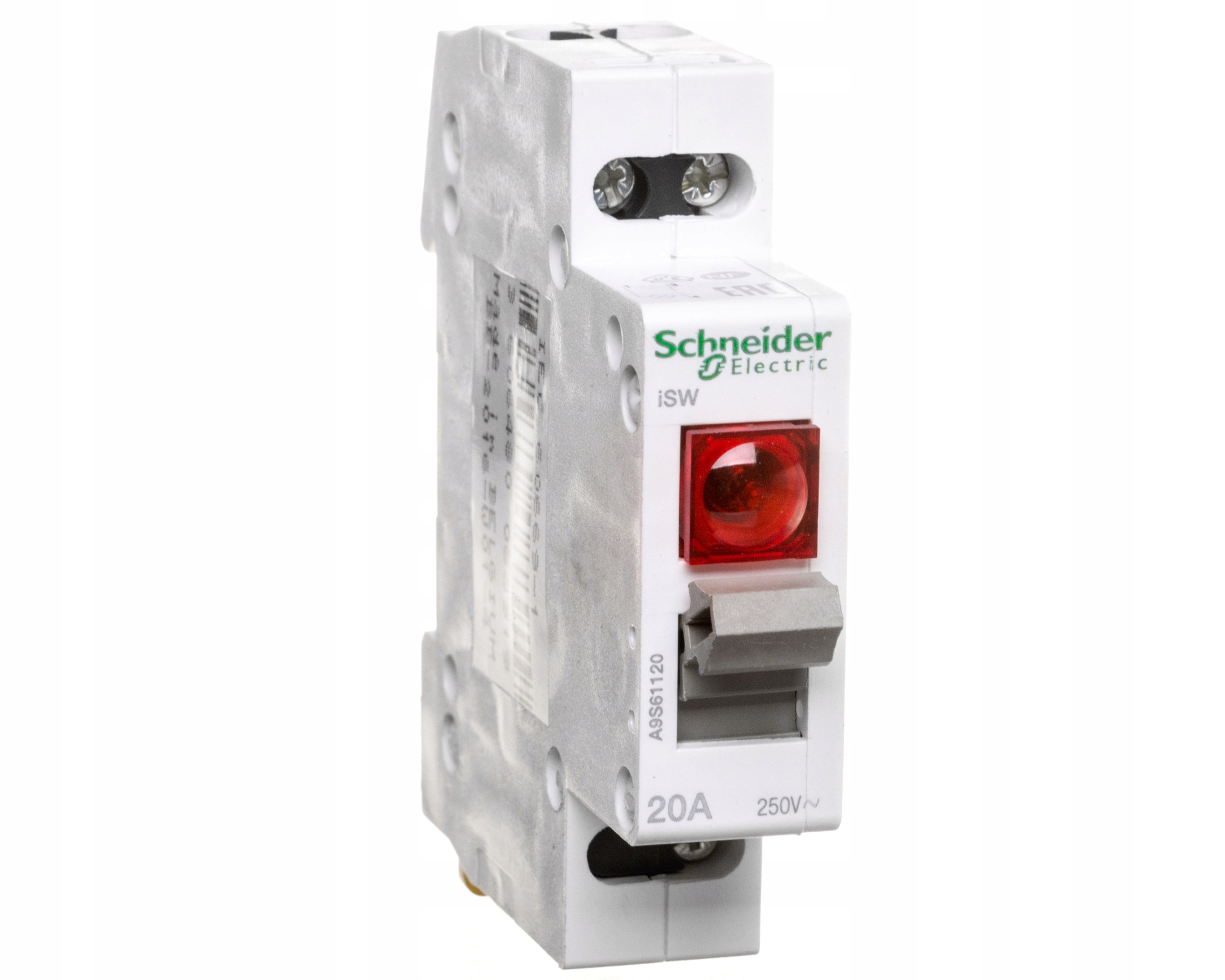 Schneider ACTI9 Izolační Odpojovač S Lampkou 1P 20A iSW-L-20-1 A9S61120