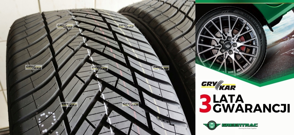 Opony 225/45R17 Greentrac Season Master 2025r C/B/71dB 3 lata gwar.