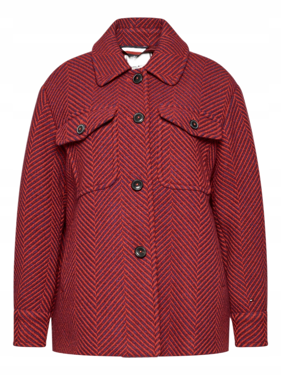 Dámská přechodová bunda Tommy Hilfiger s vlnou a kabátem, velikost 38