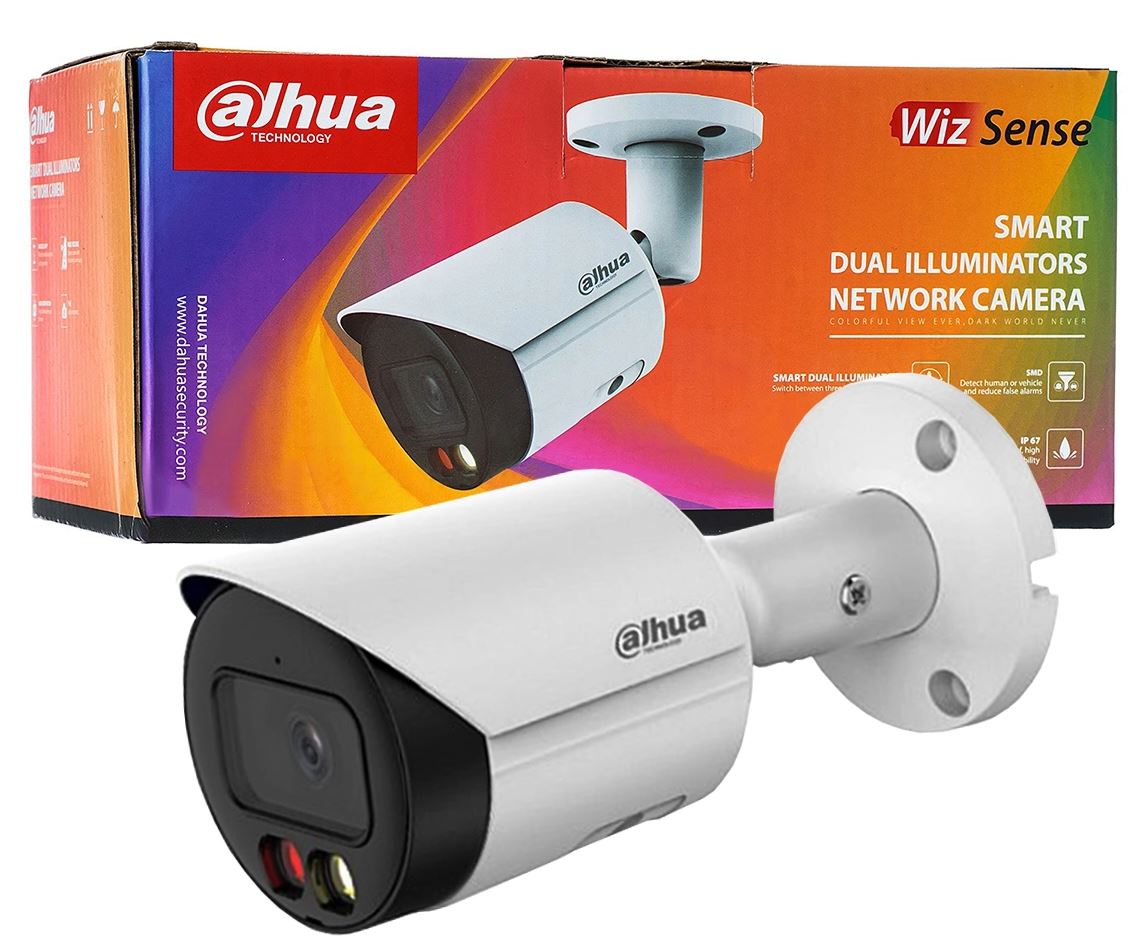 Ip kamera Dahua IPC-HFW2449S-S-IL-0280B 4Mpx Analytika Ai WizSense PoE