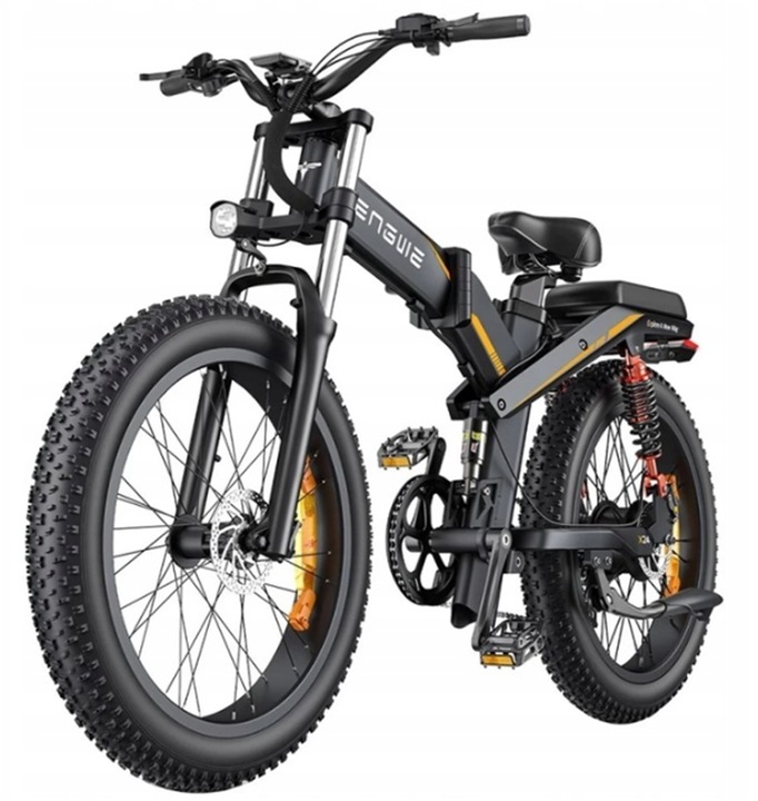 Rower elektryczny Engwe X24 48V 29.2AH 50KM/H 24CALI czarny 1000W