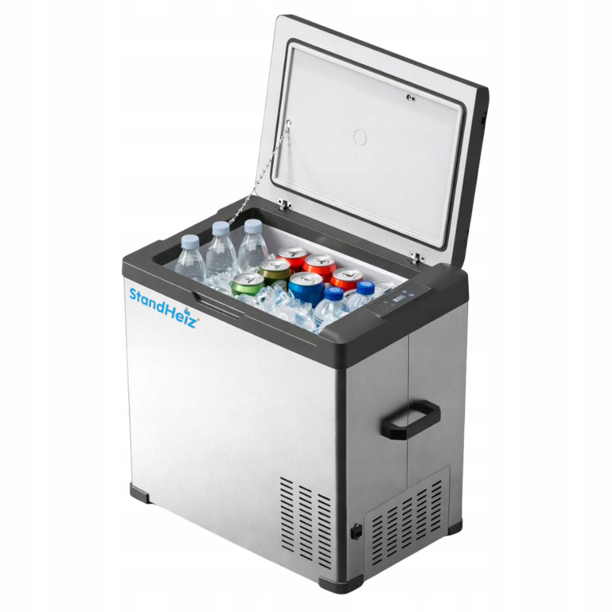 Turistická Přenosná Kompresorová Lednice 75L Do Kamperu 12V 24V 230V Standheiz