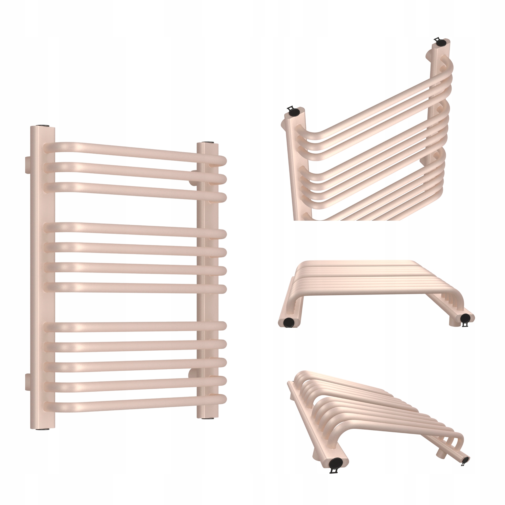 Koupelnový Radiátor Stella 1580x450 Zlatý Růžový