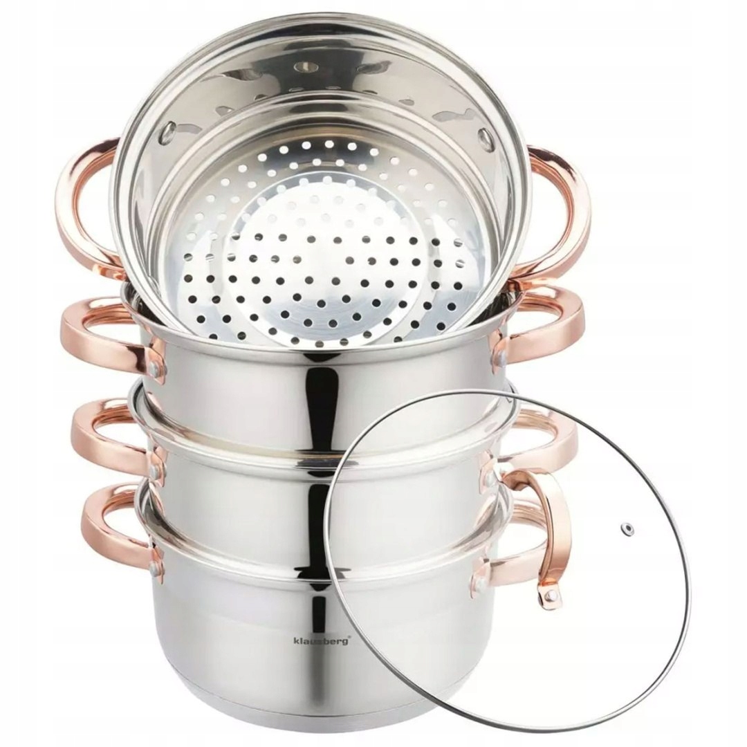 Hrnec Na Páru Klausberg 5 Elem. 20 cm KB-7730 Rose Gold