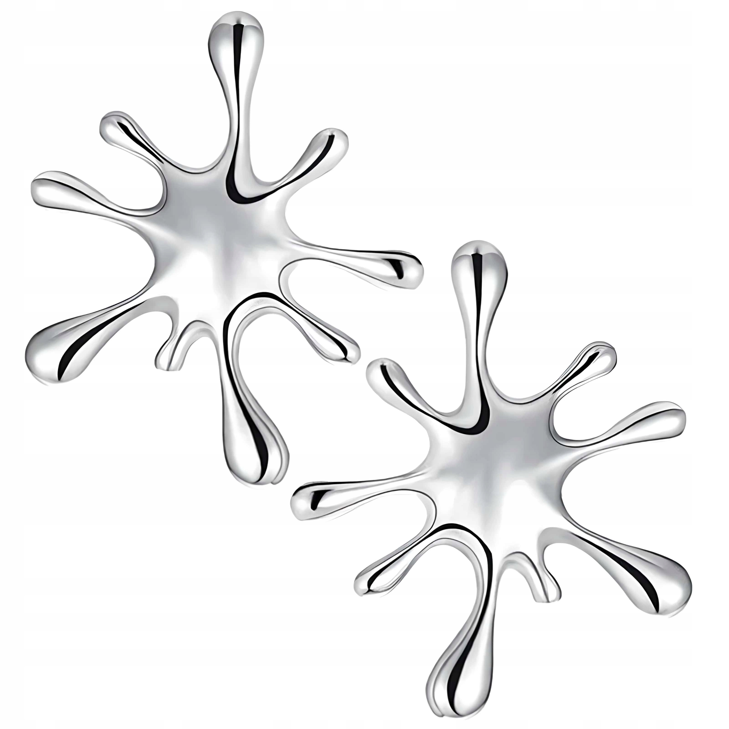 Stříbrné Náušnice Skvrna Stříbro 925 Náušnice Trusky