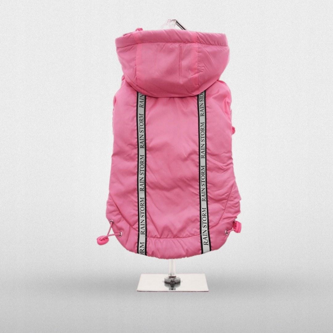 Dešťová Bunda Pro Psa Růžová Urban Pup Rainstrom Xs