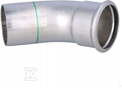 Koleno 54 MM NYP-45S Inox Press