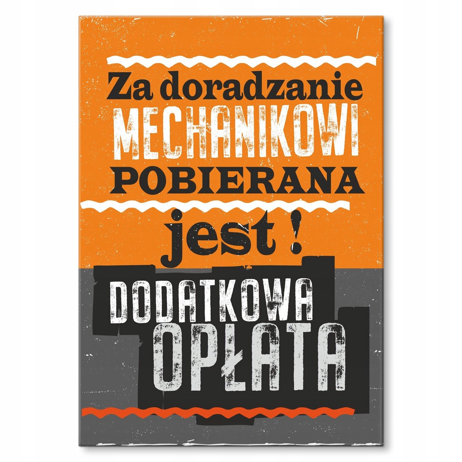 Kovový plakát za doporučení Štítek Plech 30 x 42 cm Dárek