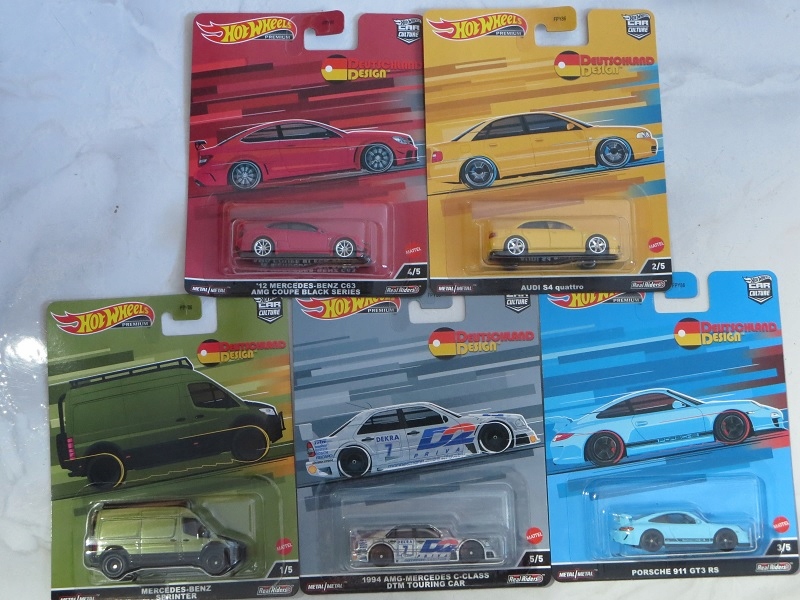 Hot Wheels 1:64 Zestaw Deutschland Design 2022 5 szt