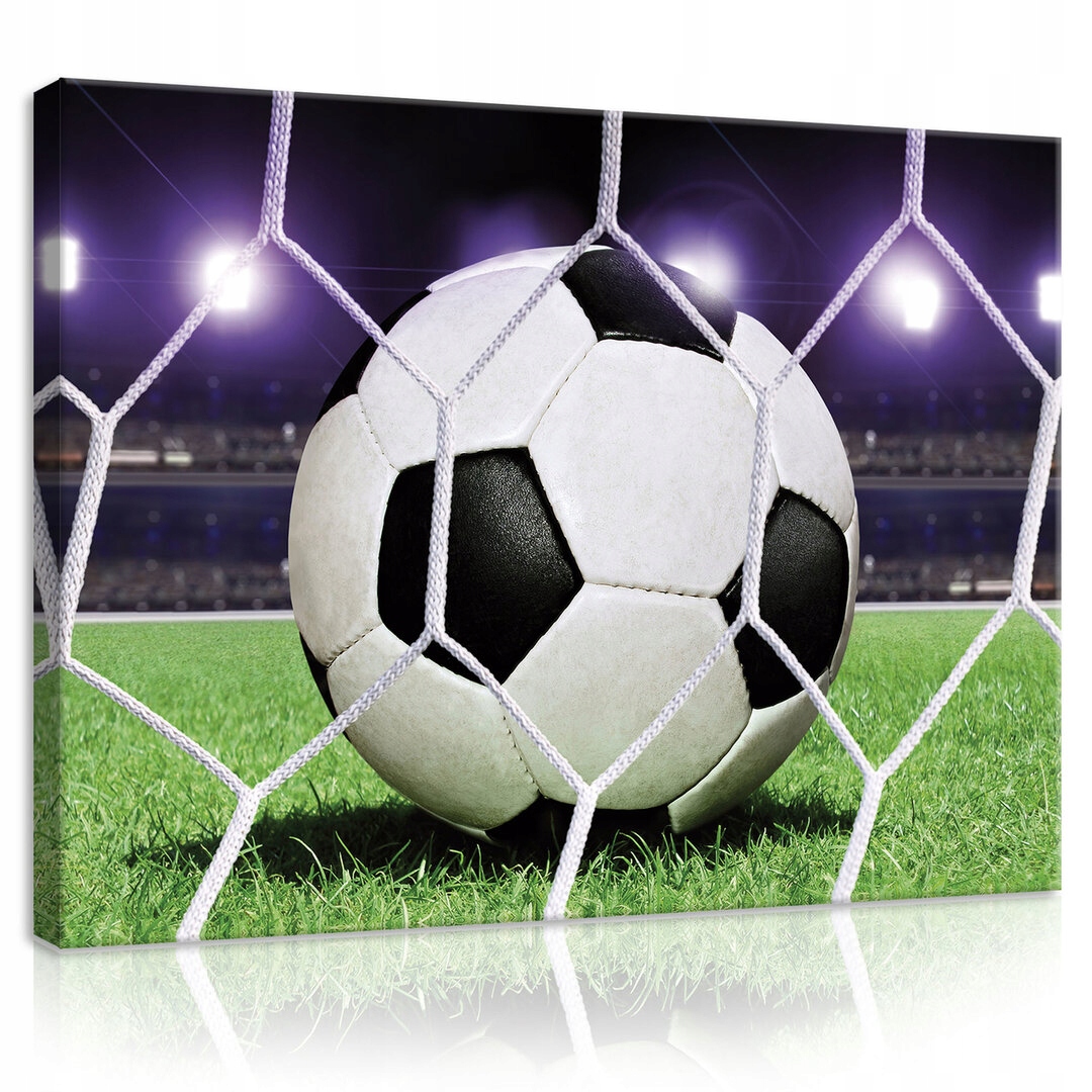 Obraz 100x75 Fotbalová branka síť gól stadion hra sport zápas energie