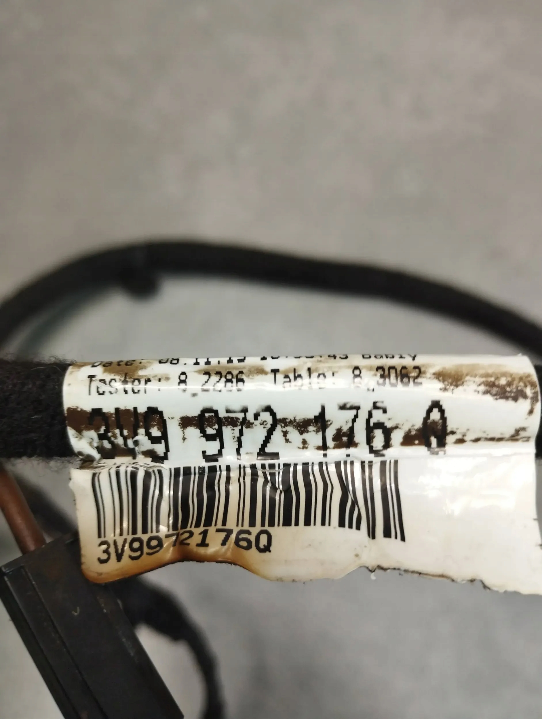 Skoda Superb 3V KOMBI bundle electrical bonnet 3V9972176A
