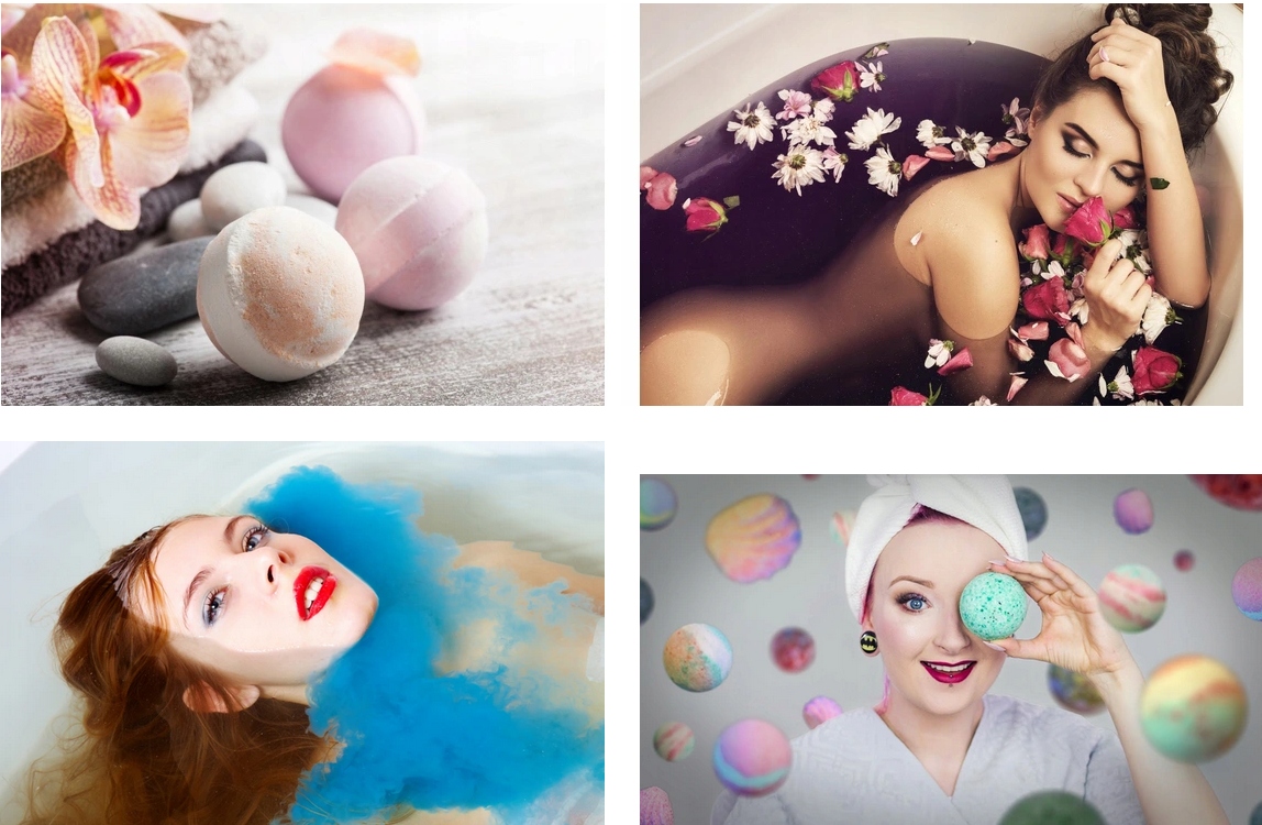 ZESTAW NA PREZENT KULE KĄPIELOWE AROMAT WIŚNI 7x70 Marka IDC Institute