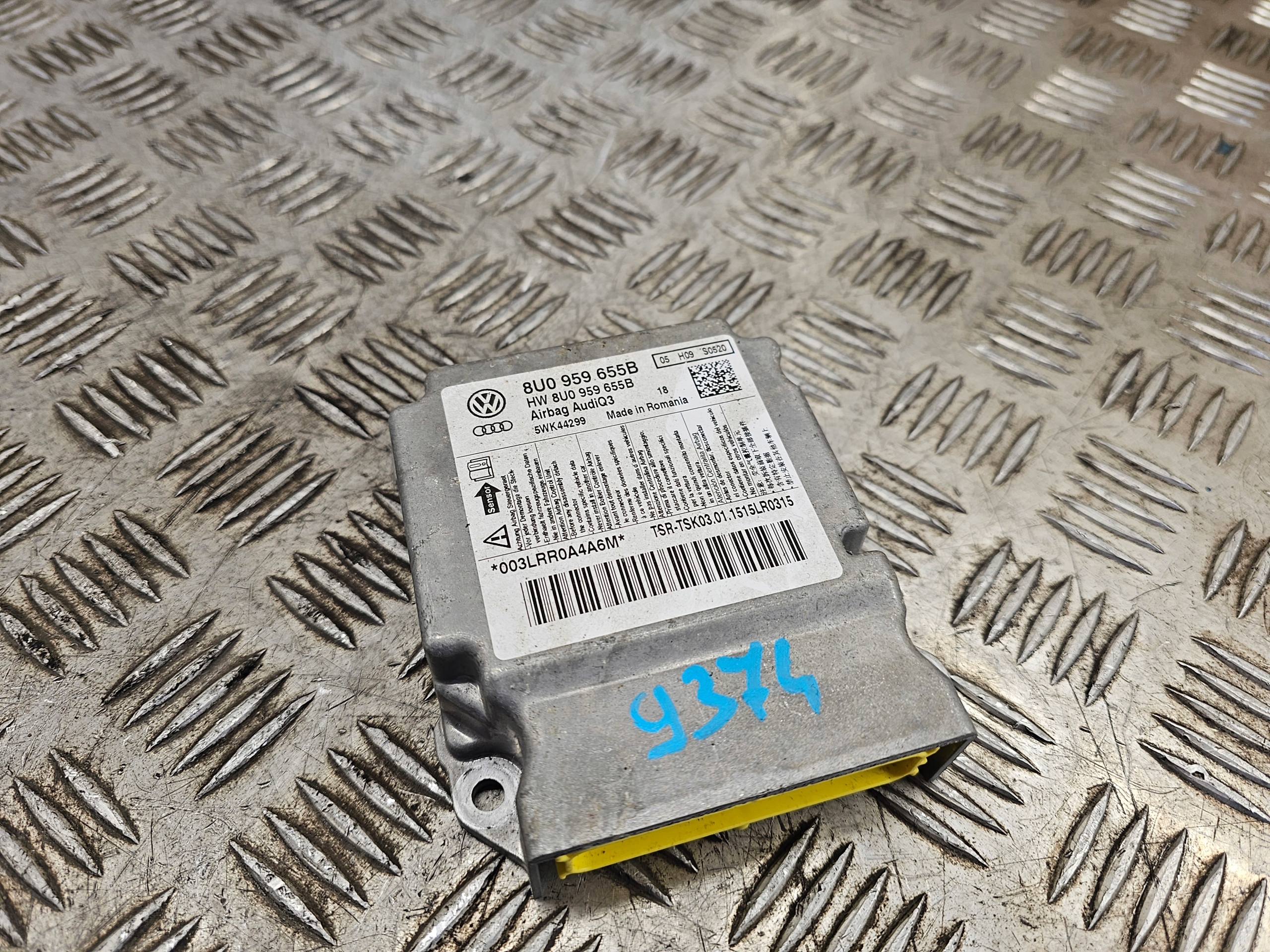 Audi Q3 8U modulo Sensor airbag Powietrznych airbag 8U0959655B