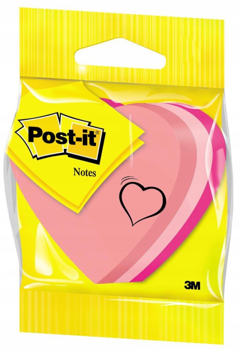 

Karteczki Post-it Kostka Serduszko 225 karteczek