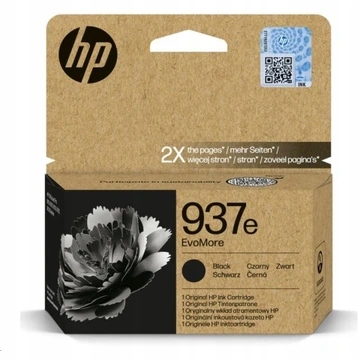 Tusz Hp Oryginał 937E 4S6W9NE Czarny