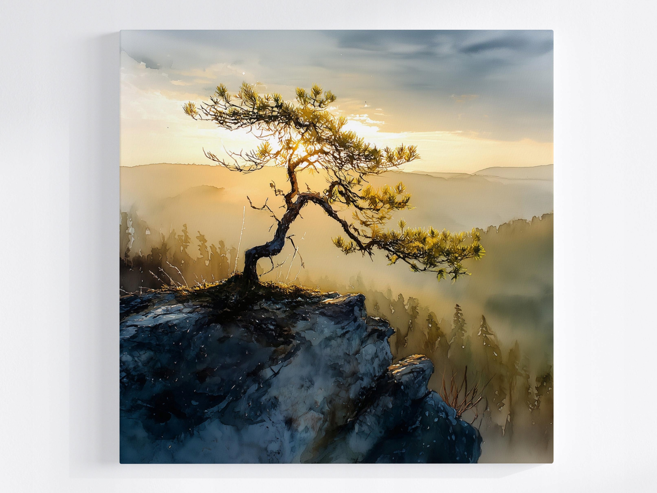 Obraz Na Plátně Canvas Polska Hory Pieniny Sokolica Borovice 80 x 80