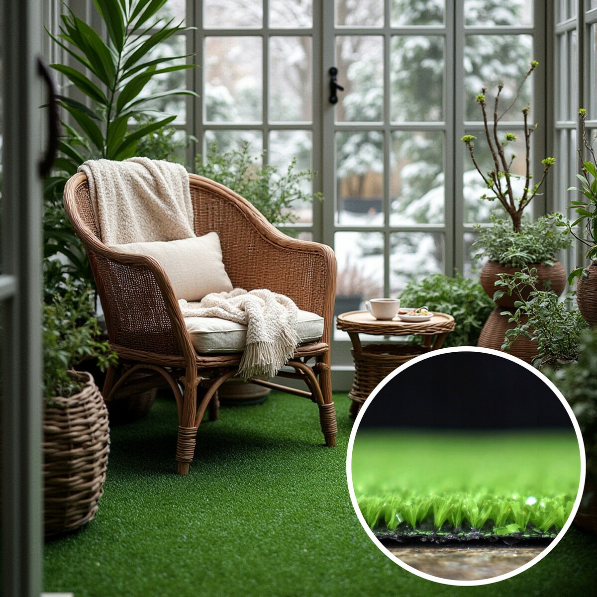 200x400 Kusový travní koberec Ascot (Tosca) – na ven i na doma