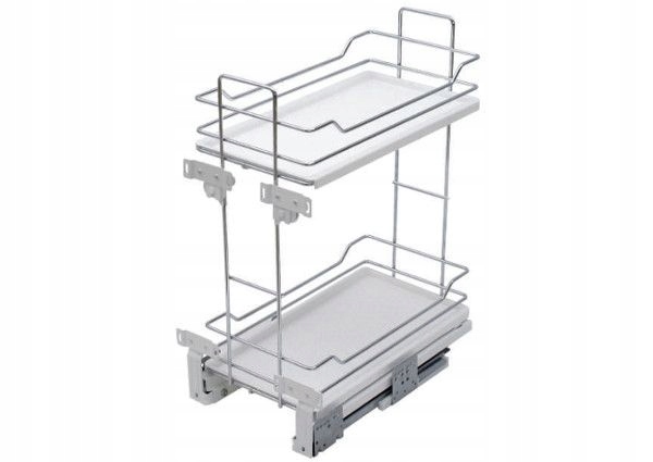 Nákladný Kôš Pod Dosku Rejs Maxima Evo Mini Spodný Do Skrinky 400 Chróm Biely