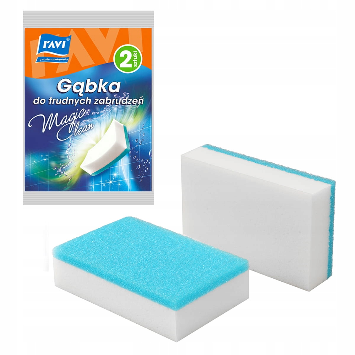 

Gąbki do trudnych zabrudzeń Magic Clean