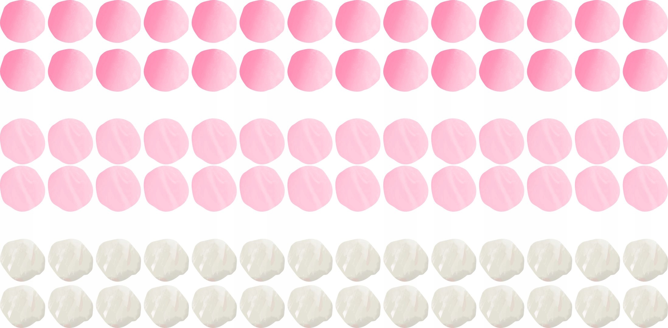 PASTELOWE GROSZKI KROPKI NAKLEJKI NA ŚCIANĘ 84SZT.