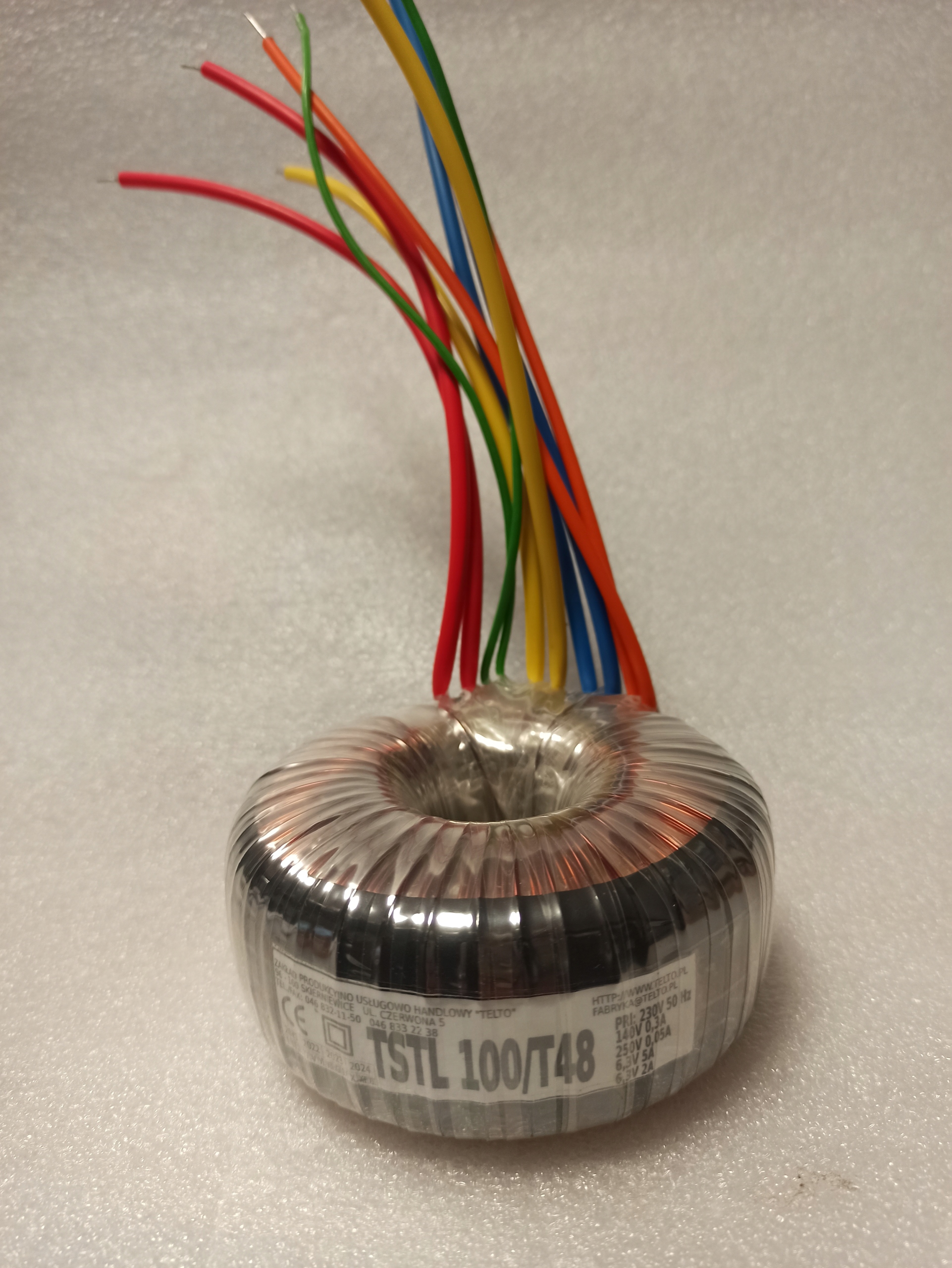 Transformator toroid TSTL 100/T48 230/140V 0.3A Kod producenta TSTL 100/T48