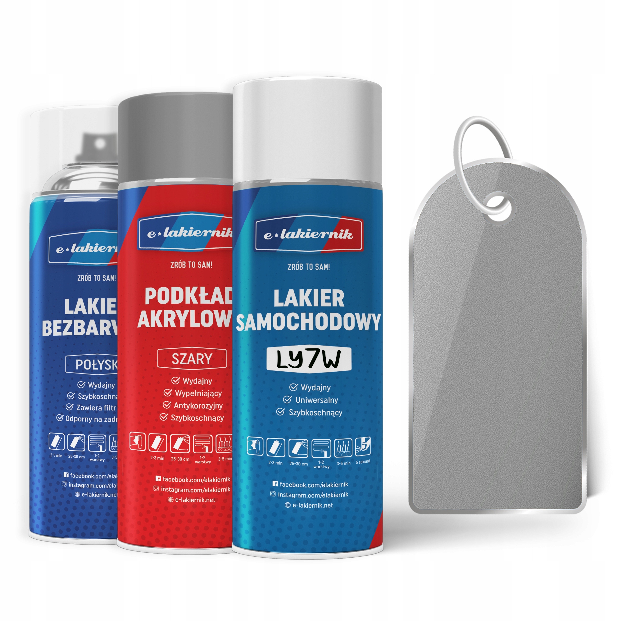 

Lakier Samochodowy Dodatki Spray Audi LY7W