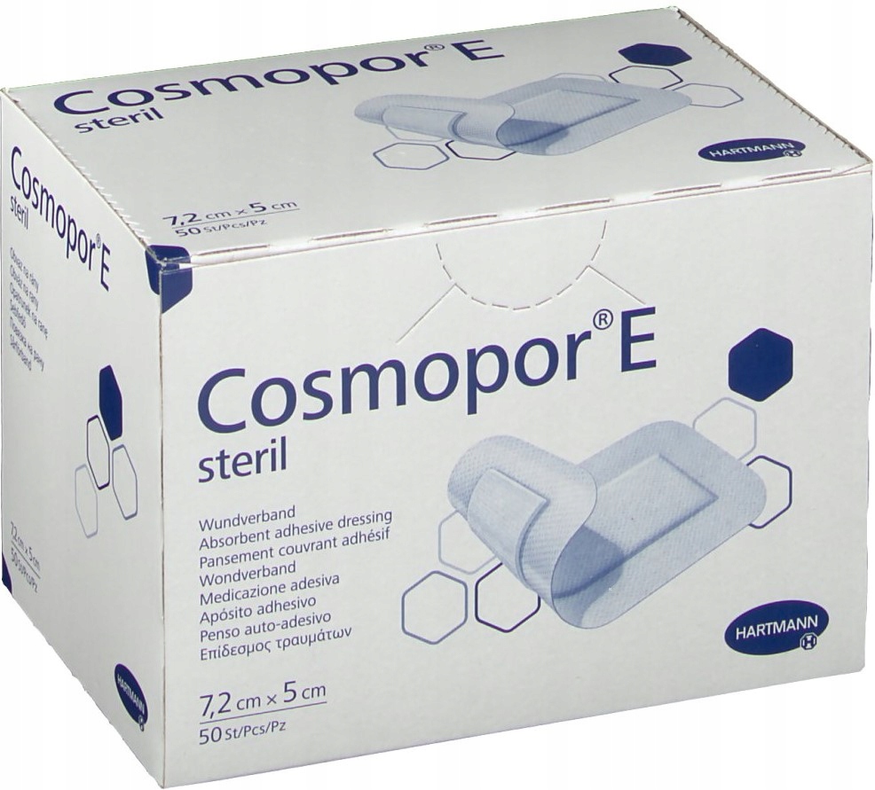 

Hartmann Cosmopor E 7.2 x 5 cm 50 szt.
