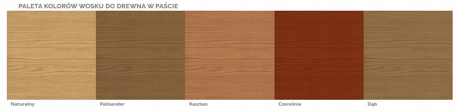 COLORIT WOSK DO DREWNA W PAŚCIE 500ML 0,5L KASZTAN EAN (GTIN) 5900652271283