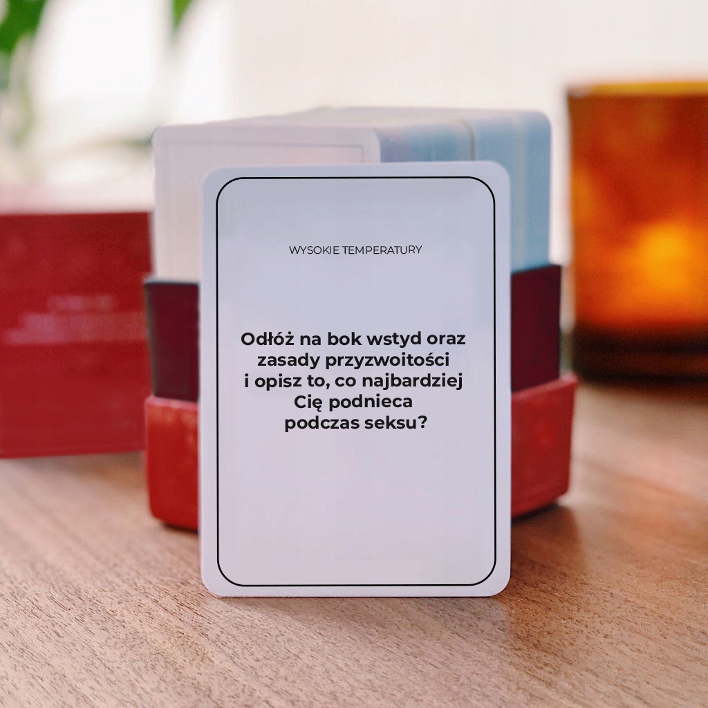 Gra Między nami: o miłości Gry dla par Typ Podstawa