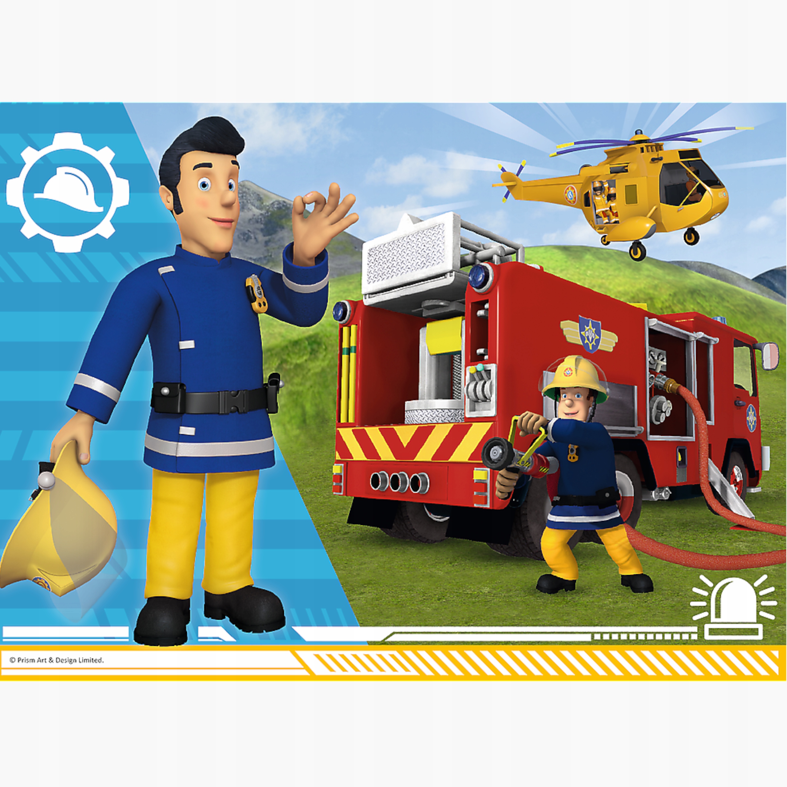 Puzzle 20 miniMAXI Strażak Sam 20 elementów akcja ratunkowa 3+ Trefl 21115 Marka Trefl